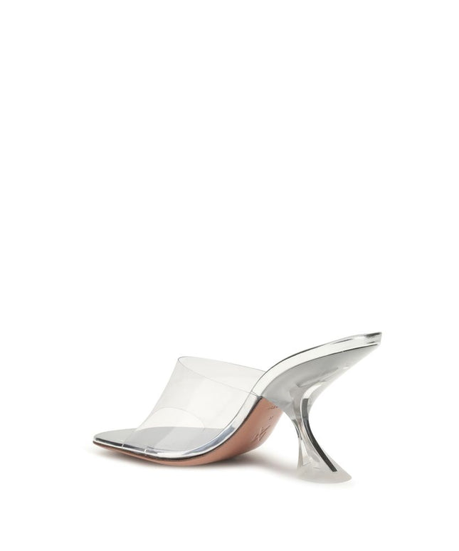 Amina Muaddi Taylor Glass Sandals