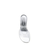 Amina Muaddi Taylor Glass Sandals