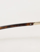 Dolce & Gabbana DG2125 Silver Frame Aviator Shades Eyewear Sunglasses