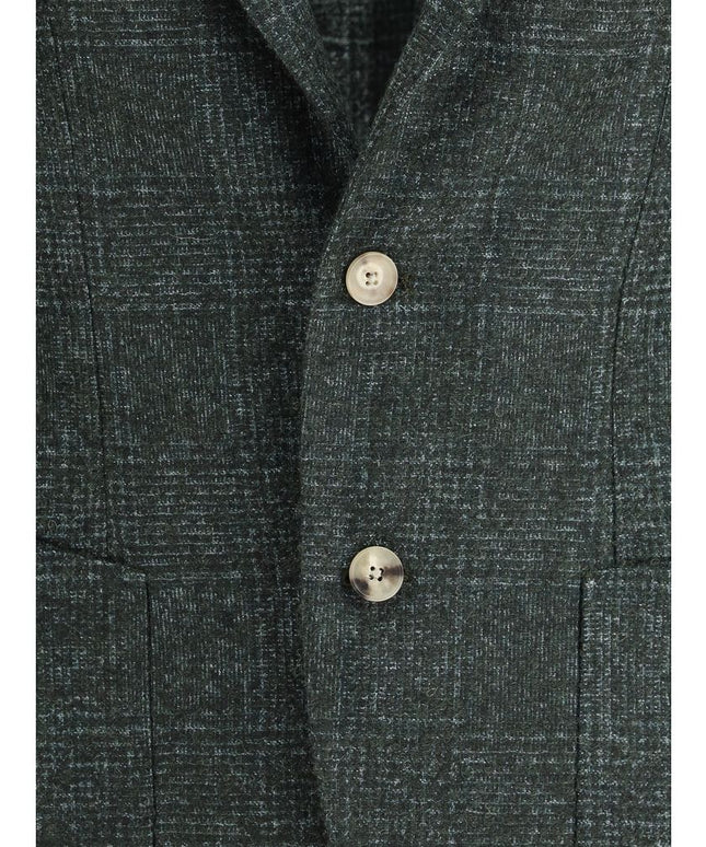 Gi Capri Single-breasted Blazer in mélange fabric