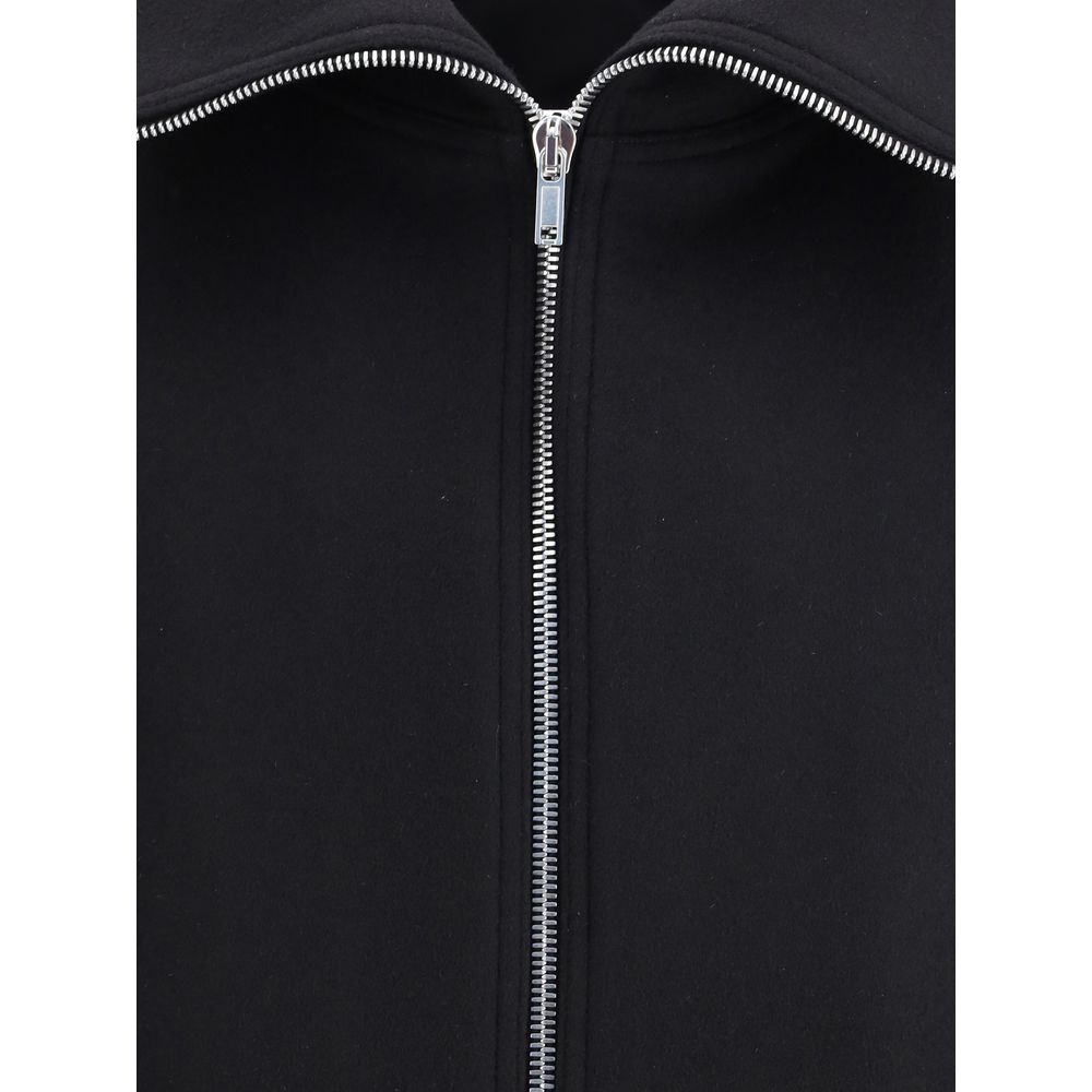 Rick Owens Black Wool Bomber