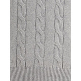 Aragona Cashmere Gray Cashmere Sweatshirt