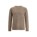 Aragona Cashmere Brown Merino Wool Sweatshirt
