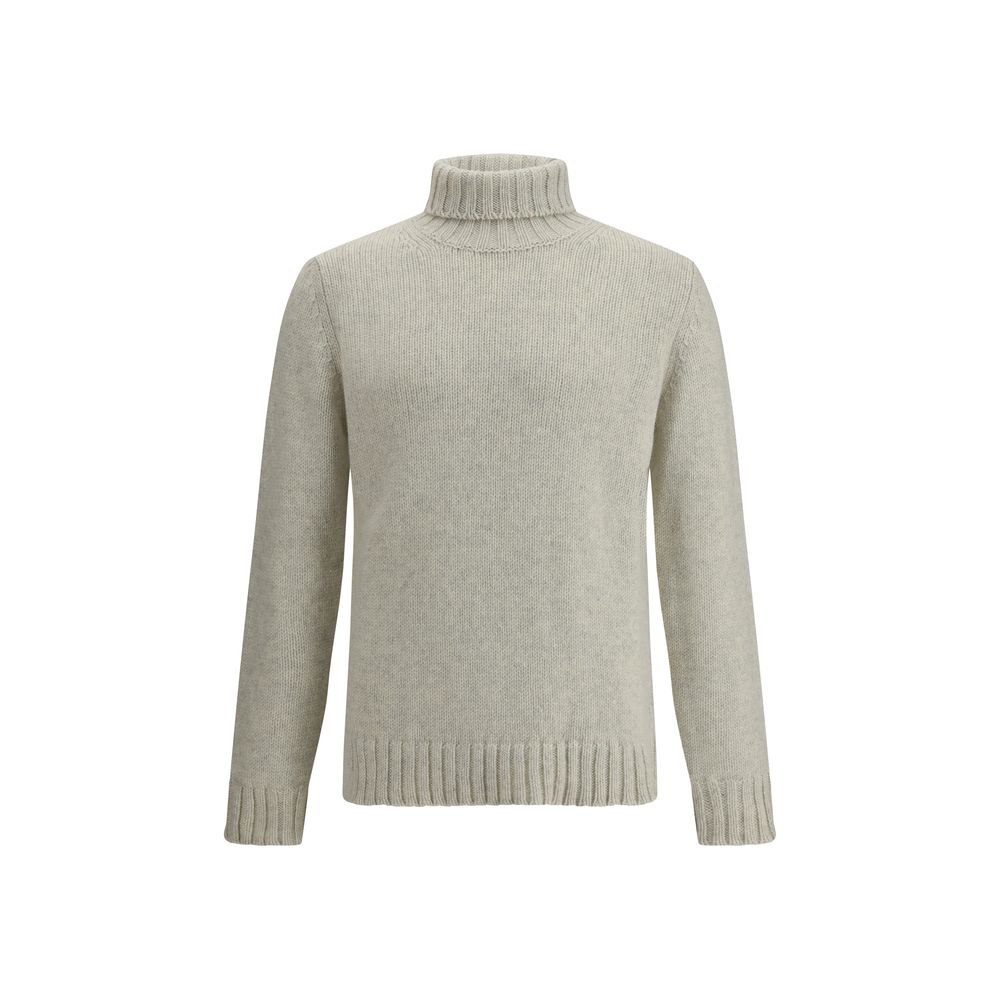 Aragona Cashmere Gray Alpaca Vicugna Pacos Turtleneck