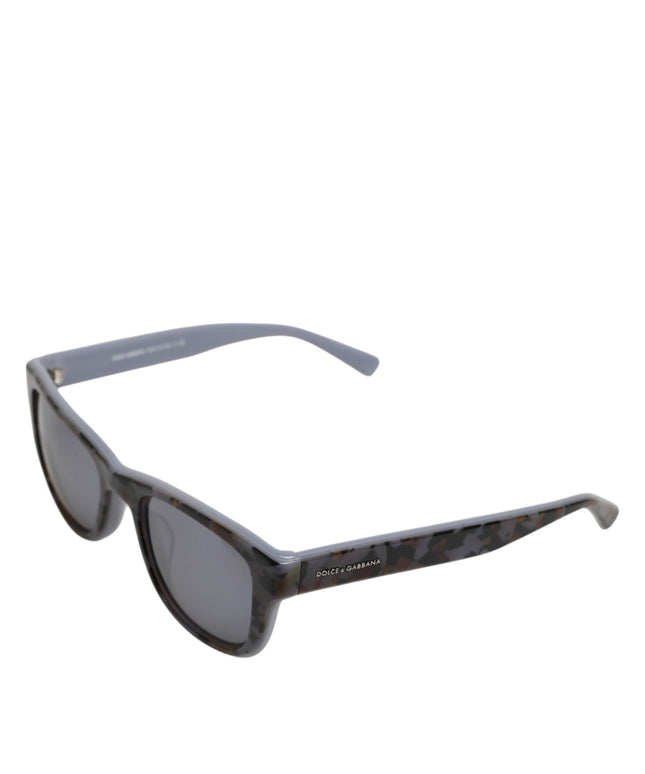 Dolce & Gabbana DG4284F Gray Tortoiseshell Blue Acetate Shades Sunglasses