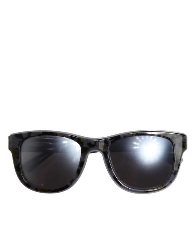 Dolce & Gabbana DG4284F Gray Tortoiseshell Blue Acetate Shades Sunglasses