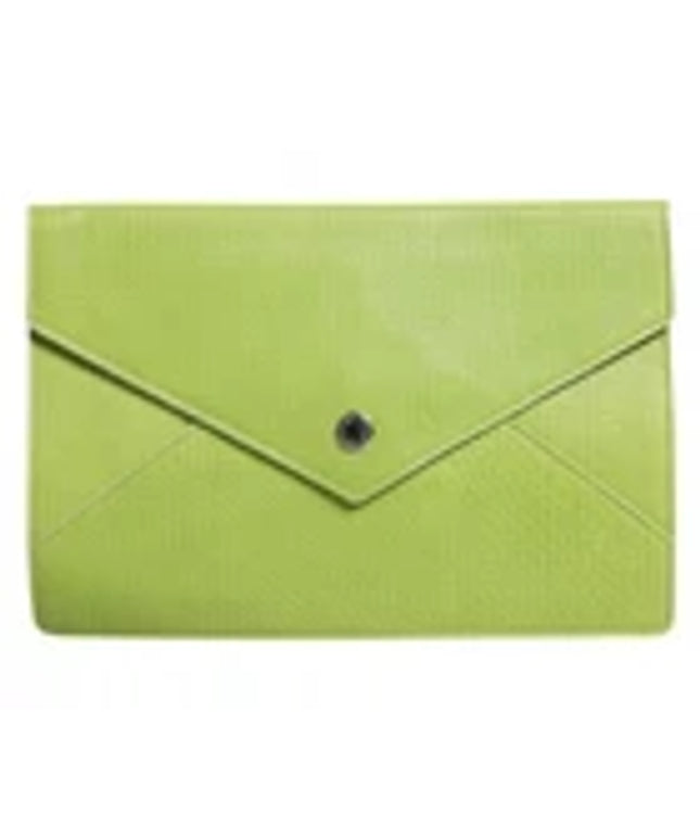 Dolce & Gabbana Green Leather Handbag Clutch Mini Purse Pouch Tablet Case
