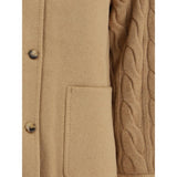 Max Mara Double-breasted Jacket with contrasted sleeves