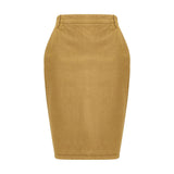 Saint Laurent Denim Pencil Skirt