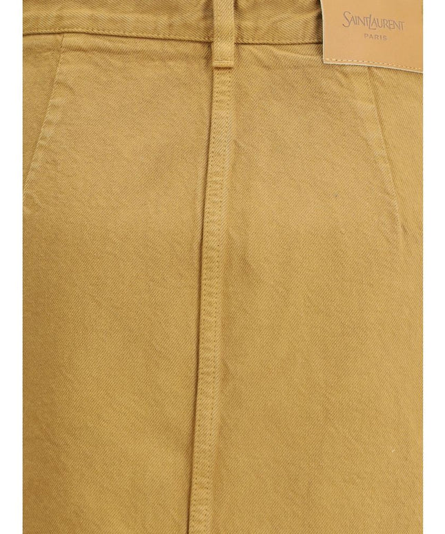 Saint Laurent Denim Pencil Skirt