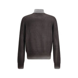 Aragona Cashmere Gray Cashmere Turtleneck