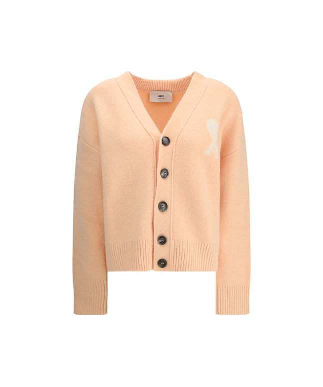 Ami Paris Alpaca Ami de Coeur Cardigan