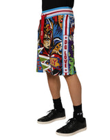Dolce & Gabbana Multicolor Captain Sicily Men Bermuda Shorts