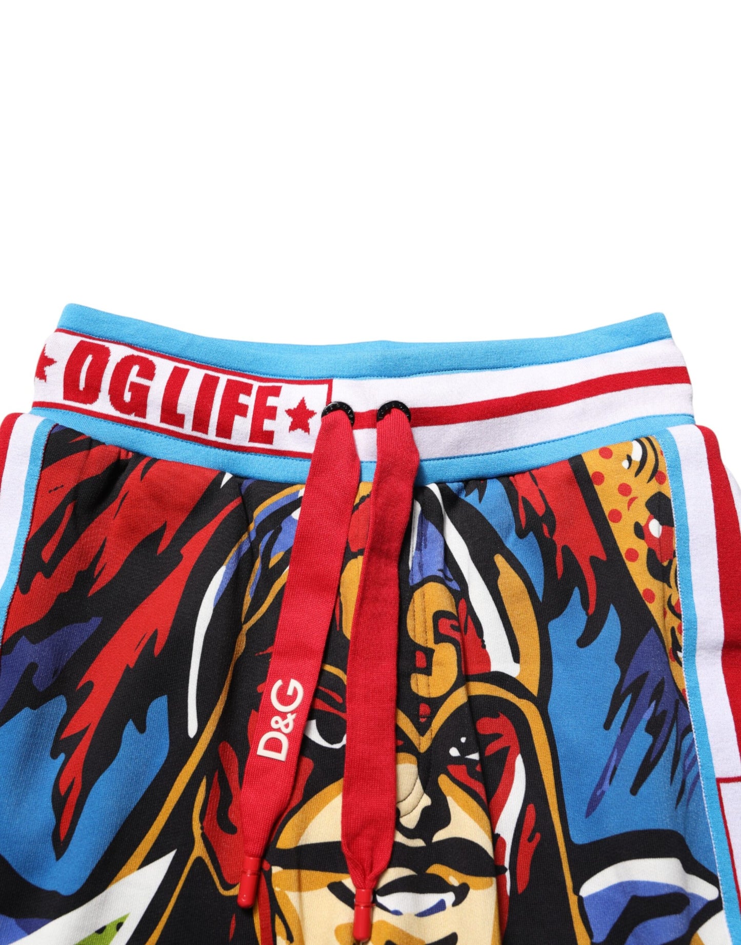 Dolce & Gabbana Multicolor Captain Sicily Men Bermuda Shorts