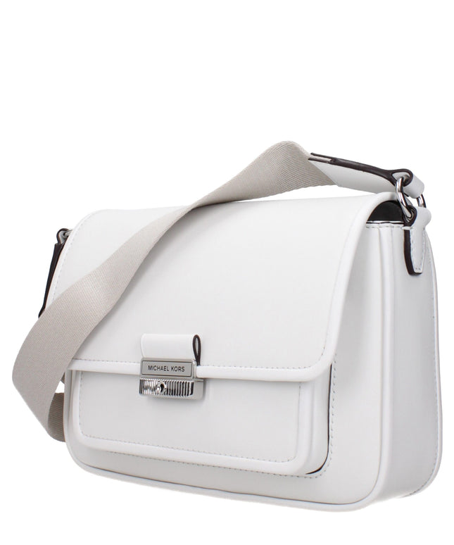 Michael Kors White Leather Crossbody Bags