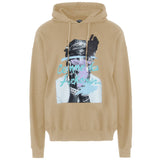 Comme Des Fuckdown Beige Cotton Sweatshirt