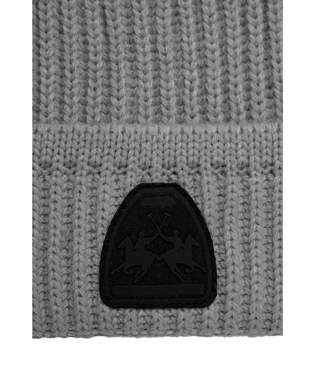La Martina Gray Polyester Caps Baseball Hat