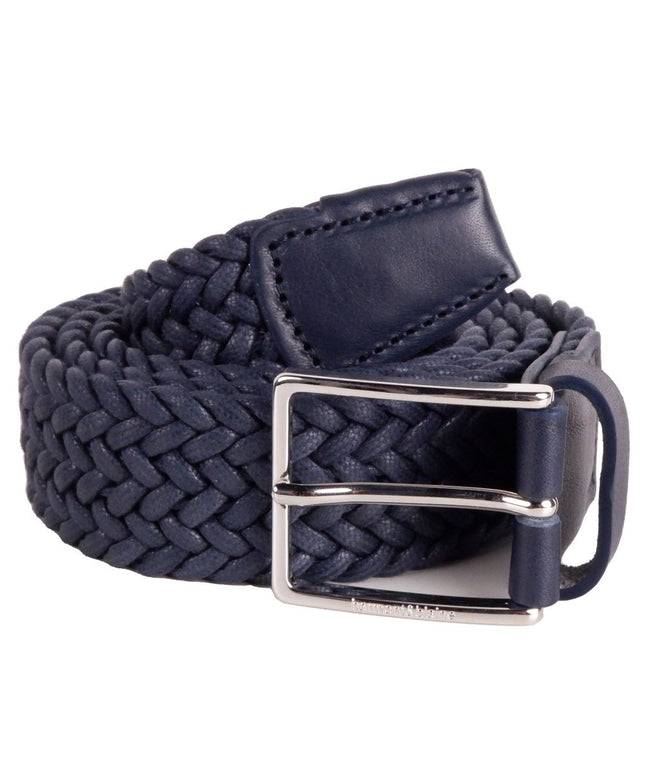 Harmont & Blaine Blue Fabric Belt