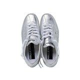 Golden Goose Gray Leather Men Sneaker
