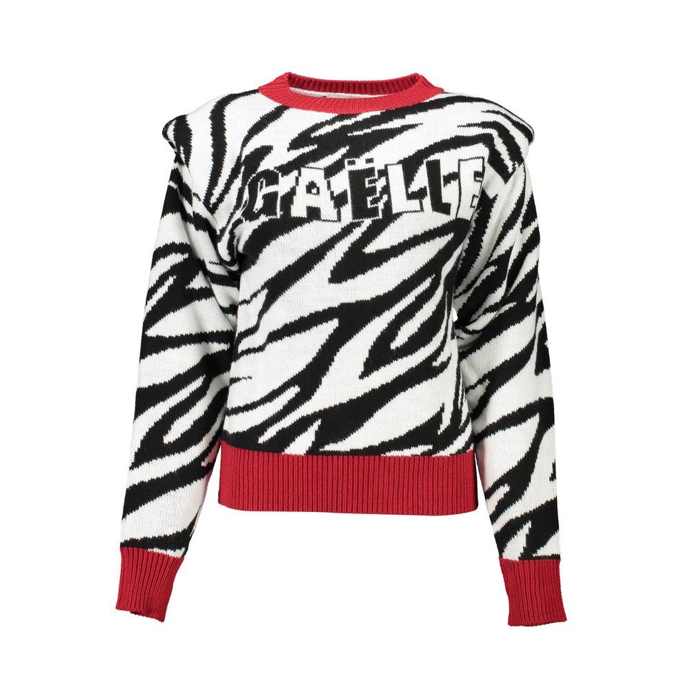 Gaelle Paris White Polyester Sweater