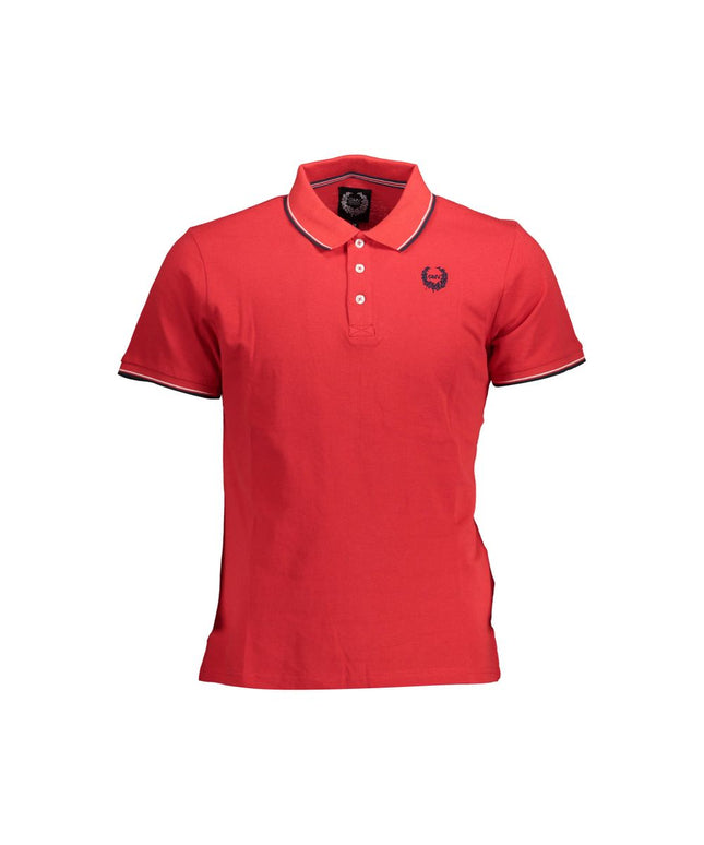 Gianmarco Venturi Red Cotton Polo Shirt
