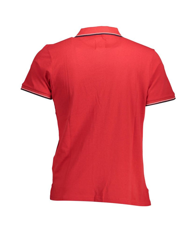 Gianmarco Venturi Red Cotton Polo Shirt