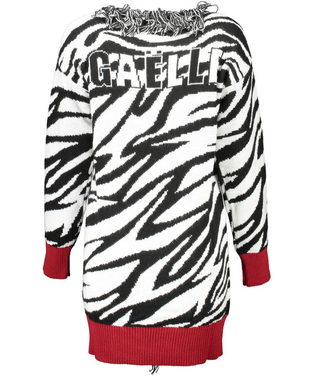 Gaelle Paris White Polyester Sweater