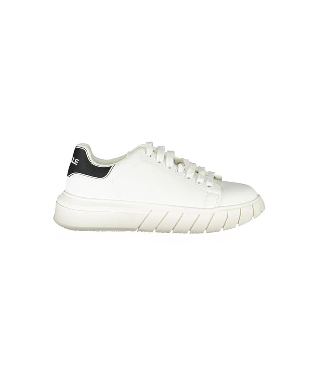 Gaelle Paris White Polyester Sneaker