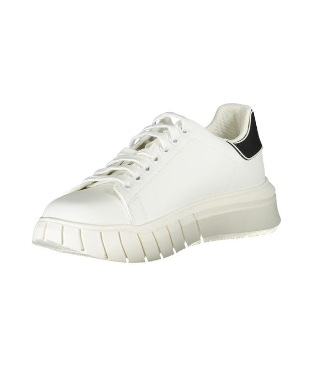 Gaelle Paris White Polyester Sneaker