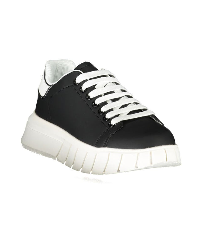 Gaelle Paris Black Polyester Sneaker