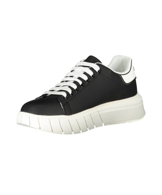Gaelle Paris Black Polyester Sneaker
