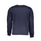 Gianmarco Venturi Blue Cotton Sweatshirt