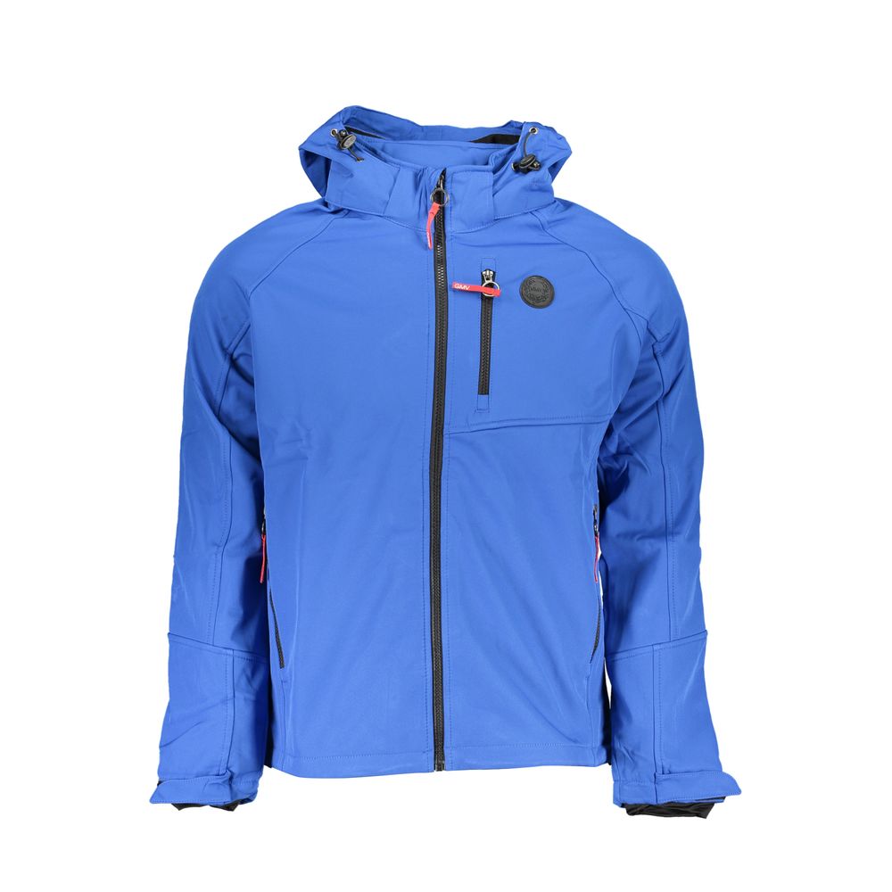 Gianmarco Venturi Blue Polyester Jackets & Coat