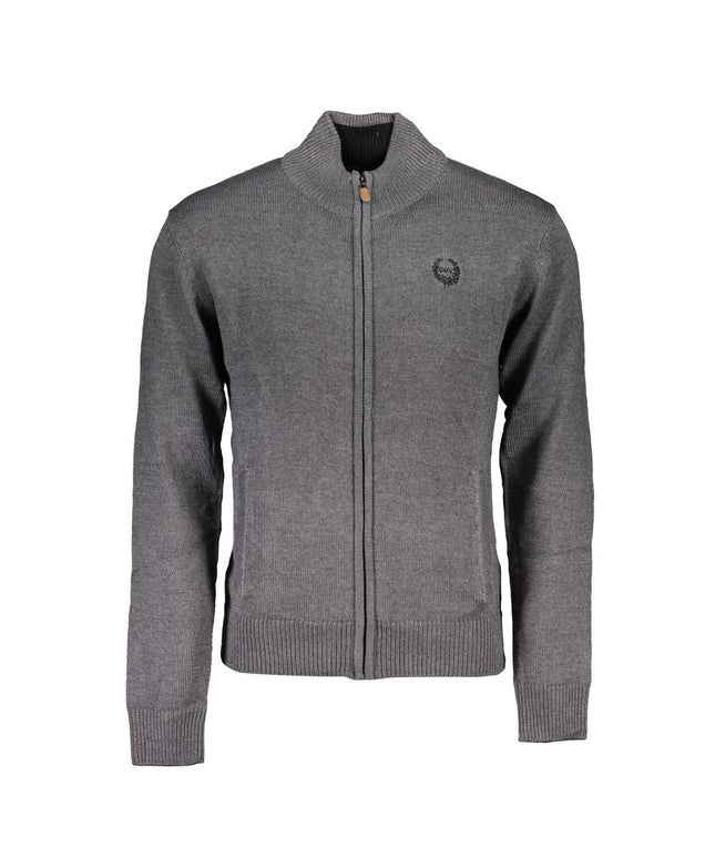 Gianmarco Venturi Gray Cotton Sweater