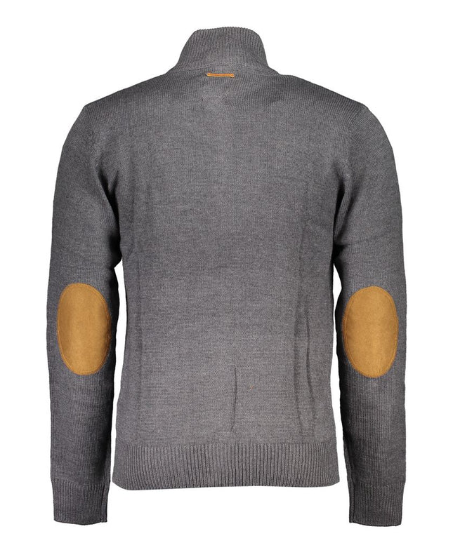 Gianmarco Venturi Gray Cotton Sweater