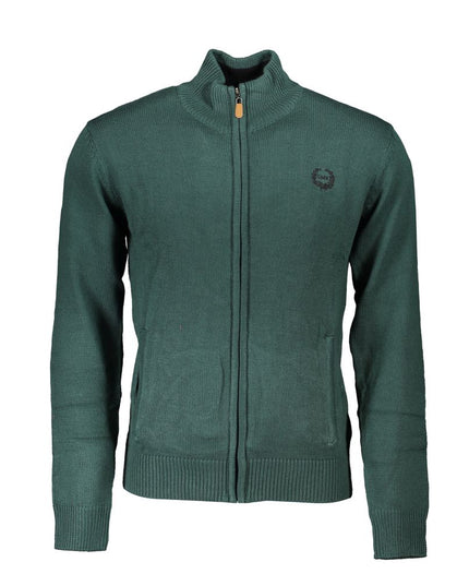 Gianmarco Venturi Green Cotton Sweater
