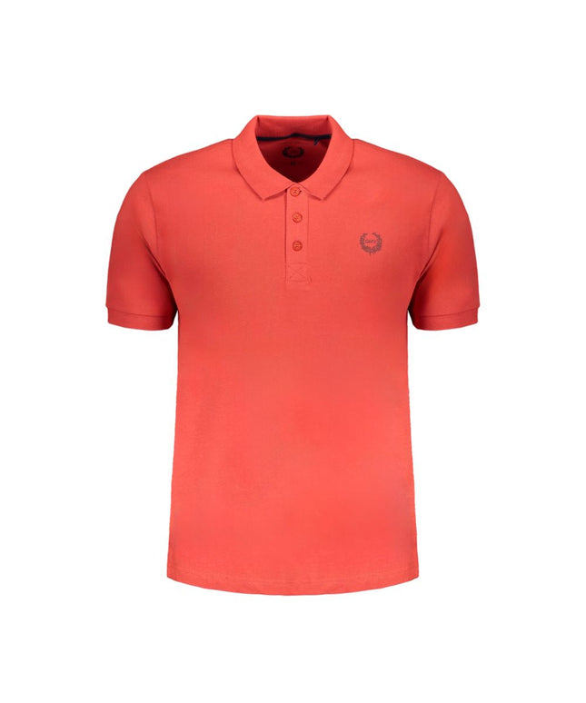 Gianmarco Venturi Red Cotton Polo Shirt