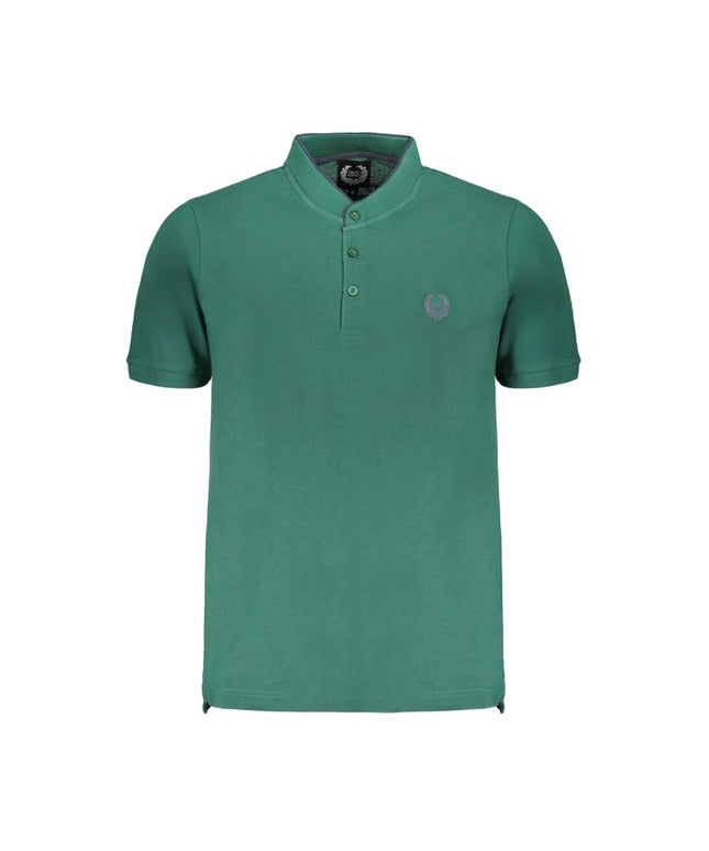 Gianmarco Venturi Green Cotton Polo Shirt