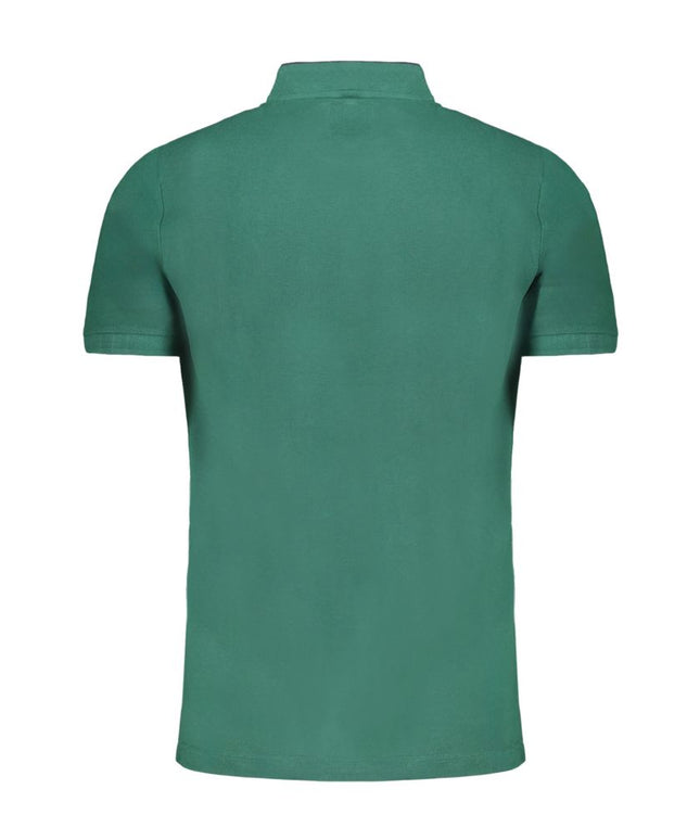 Gianmarco Venturi Green Cotton Polo Shirt