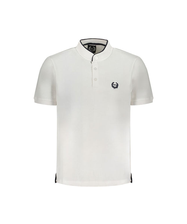 Gianmarco Venturi White Cotton Polo Shirt