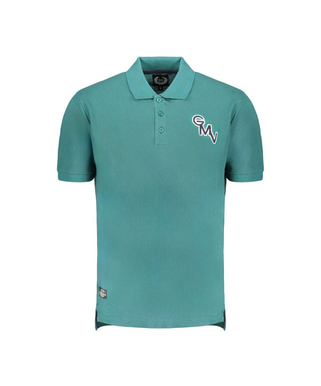 Gianmarco Venturi Green Cotton Polo Shirt