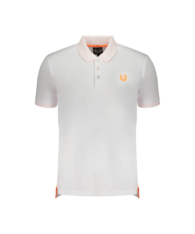 Gianmarco Venturi White Cotton Polo Shirt