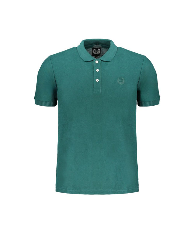 Gianmarco Venturi Green Cotton Polo Shirt