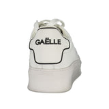 Gaelle Paris White Polyethylene Sneaker