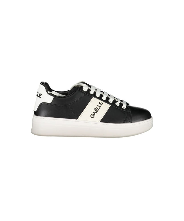 Gaelle Paris Black Polyethylene Sneaker
