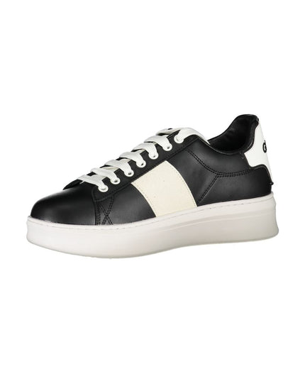 Gaelle Paris Black Polyethylene Sneaker