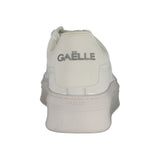 Gaelle Paris White Leather Sneaker