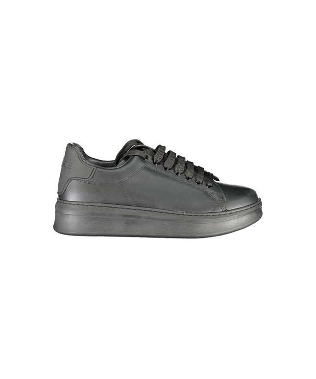 Gaelle Paris Black Polyethylene Sneaker