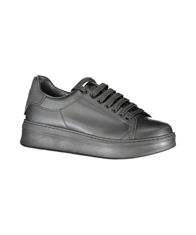 Gaelle Paris Black Polyethylene Sneaker