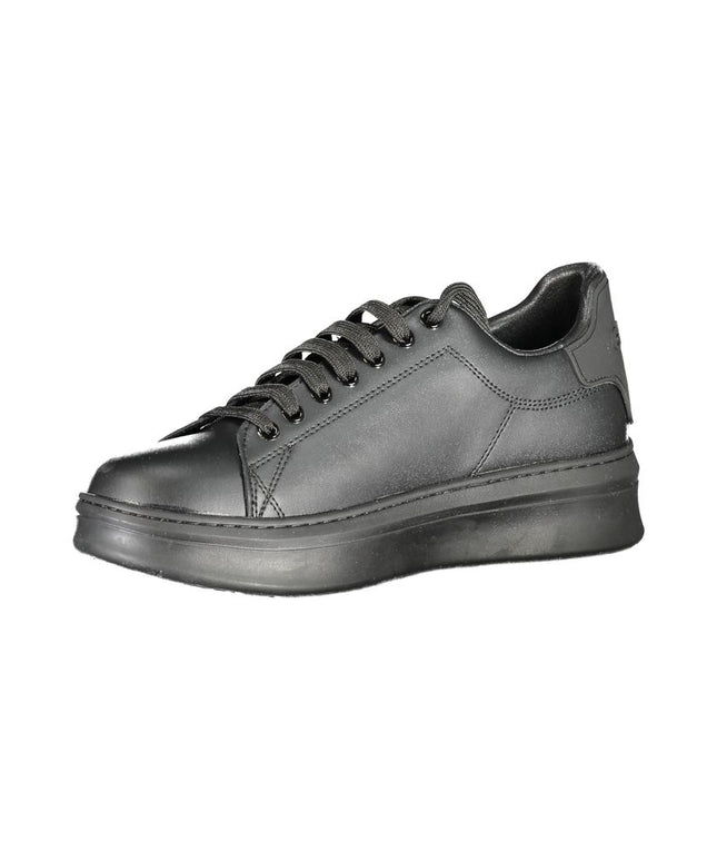 Gaelle Paris Black Polyethylene Sneaker